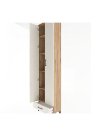 Arges Dolap 5 Raflı Tek Çekmeceli 2 Kapaklı 60x30x243 - S32M077V7A