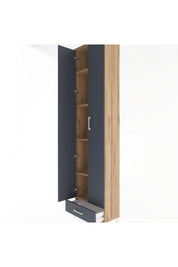 Arges Dolap 5 Raflı Tek Çekmeceli 2 Kapaklı 60x30x243 - S32M077V8A