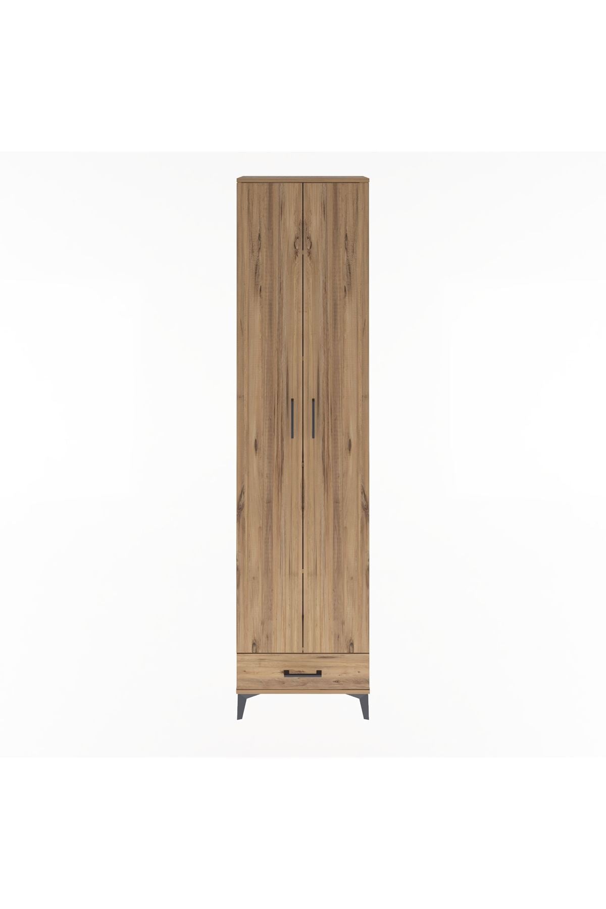 Arges Dolap 5 Raflı Tek Çekmeceli 2 Kapaklı 60x30x243 - S32M077V9A