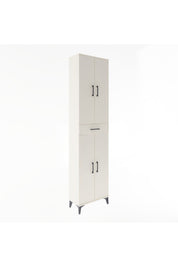 Arges Dolap 5 Raflı Tek Çekmeceli 4 Kapaklı 60x30x243 - S32M078V1A