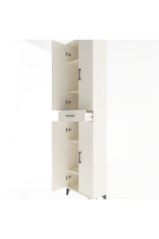 Arges Dolap 5 Raflı Tek Çekmeceli 4 Kapaklı 60x30x243 - S32M078V1A