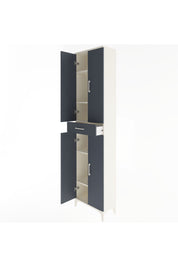 Arges Dolap 5 Raflı Tek Çekmeceli 4 Kapaklı 60x30x243 - S32M078V2A