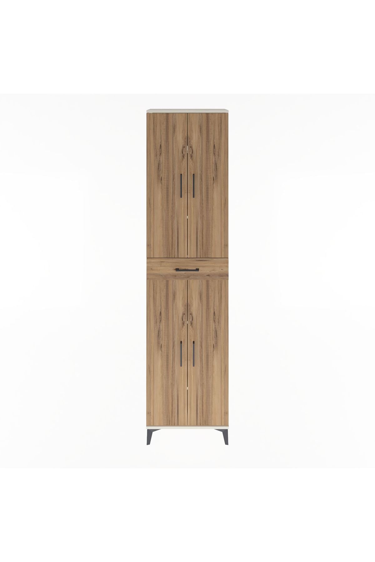 Arges Dolap 5 Raflı Tek Çekmeceli 4 Kapaklı 60x30x243 - S32M078V3A