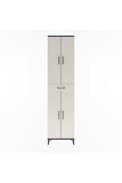 Arges Dolap 5 Raflı Tek Çekmeceli 4 Kapaklı 60x30x243 - S32M078V4A