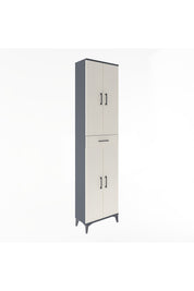 Arges Dolap 5 Raflı Tek Çekmeceli 4 Kapaklı 60x30x243 - S32M078V4A