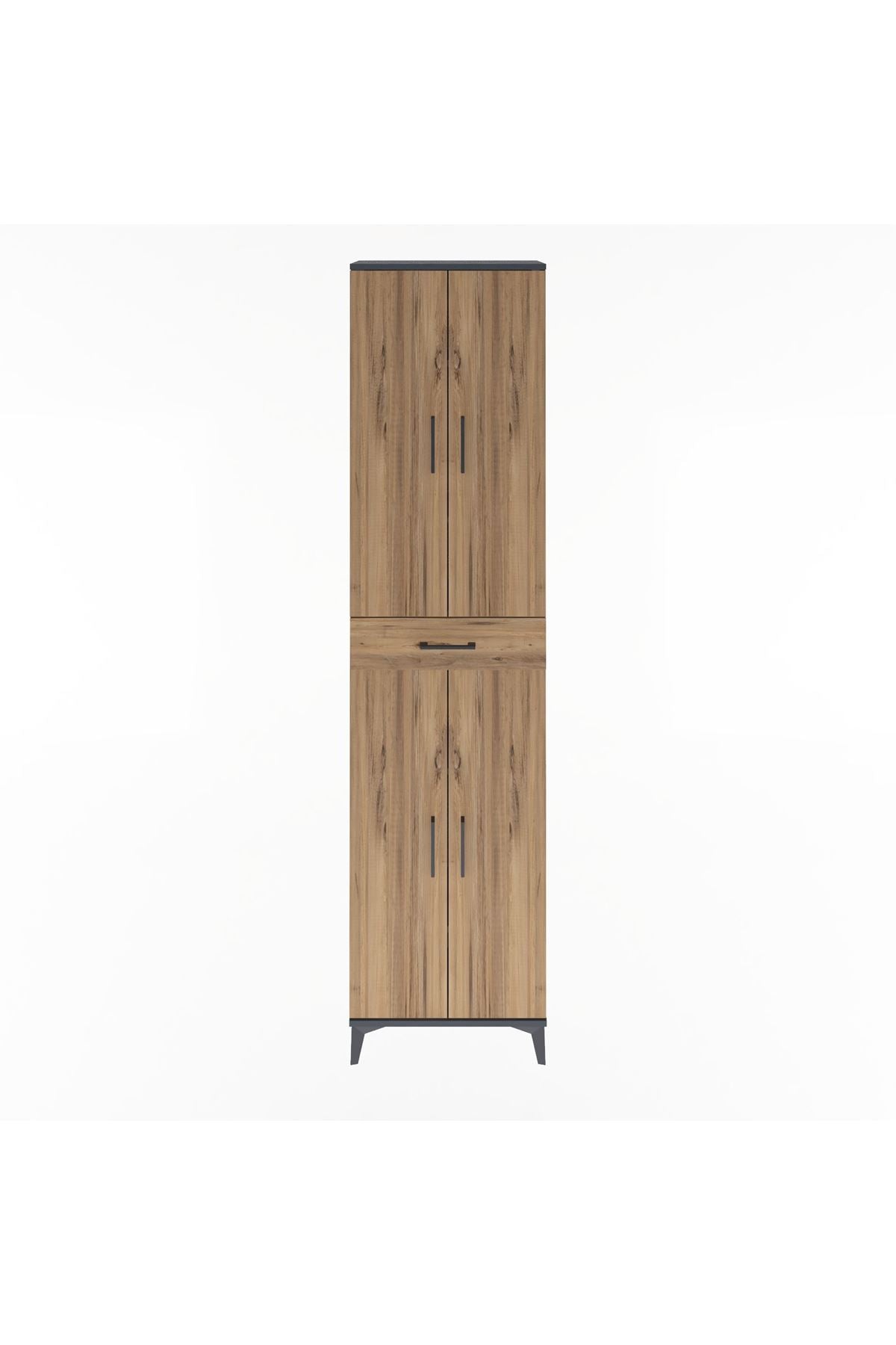 Arges Dolap 5 Raflı Tek Çekmeceli 4 Kapaklı 60x30x243 - S32M078V6A