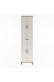 Arges Dolap 5 Raflı Tek Çekmeceli 4 Kapaklı 60x30x243 - S32M078V7A