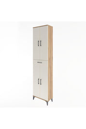 Arges Dolap 5 Raflı Tek Çekmeceli 4 Kapaklı 60x30x243 - S32M078V7A