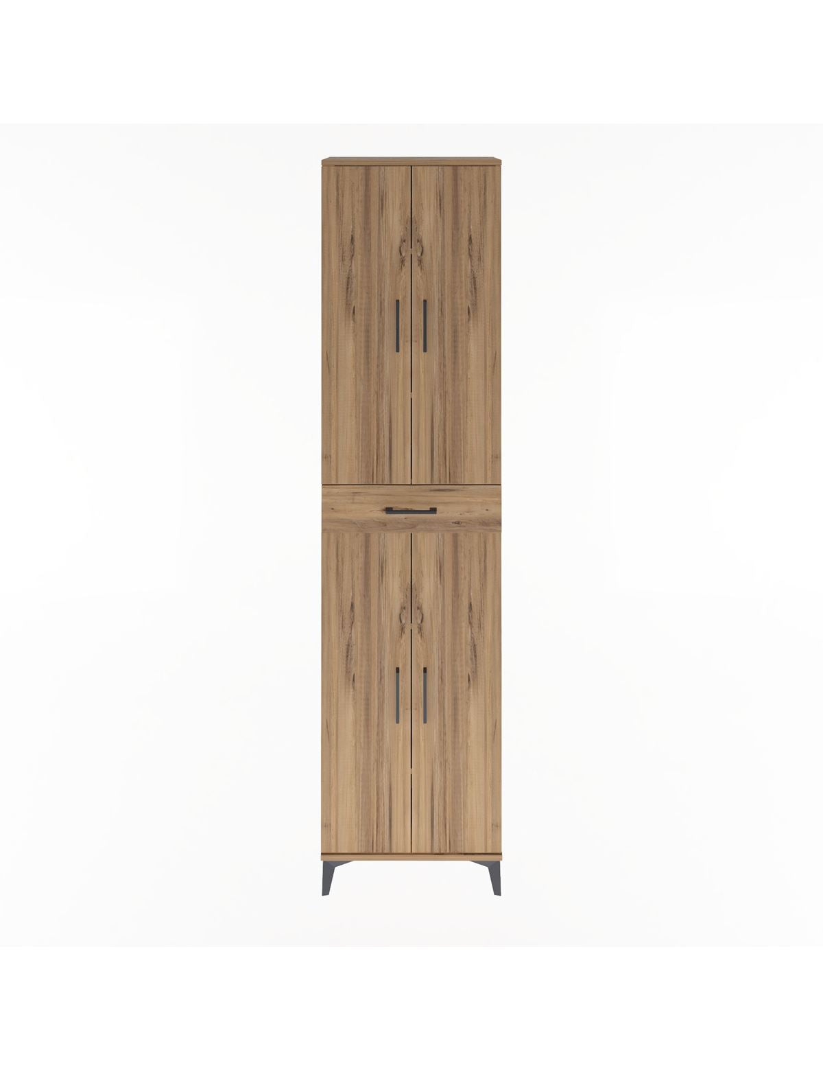 Arges Dolap 5 Raflı Tek Çekmeceli 4 Kapaklı 60x30x243 - S32M078V9A