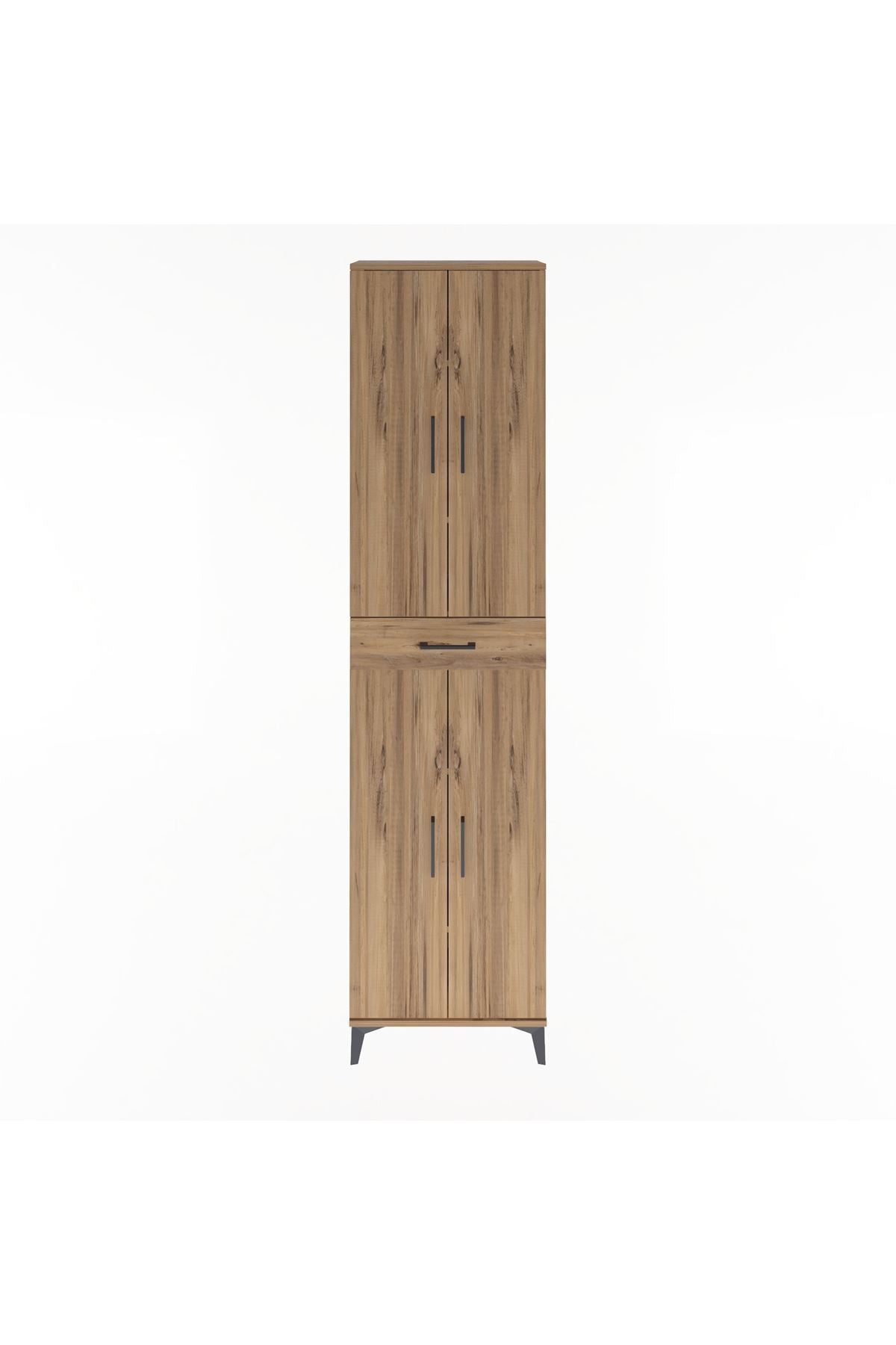 Arges Dolap 5 Raflı Tek Çekmeceli 4 Kapaklı 60x30x243 - S32M078V9A