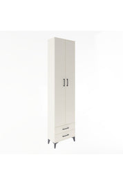 Arges Dolap 5 Raflı 2 Çekmeceli 2 Kapaklı 60x30x243 - S32M079V1A