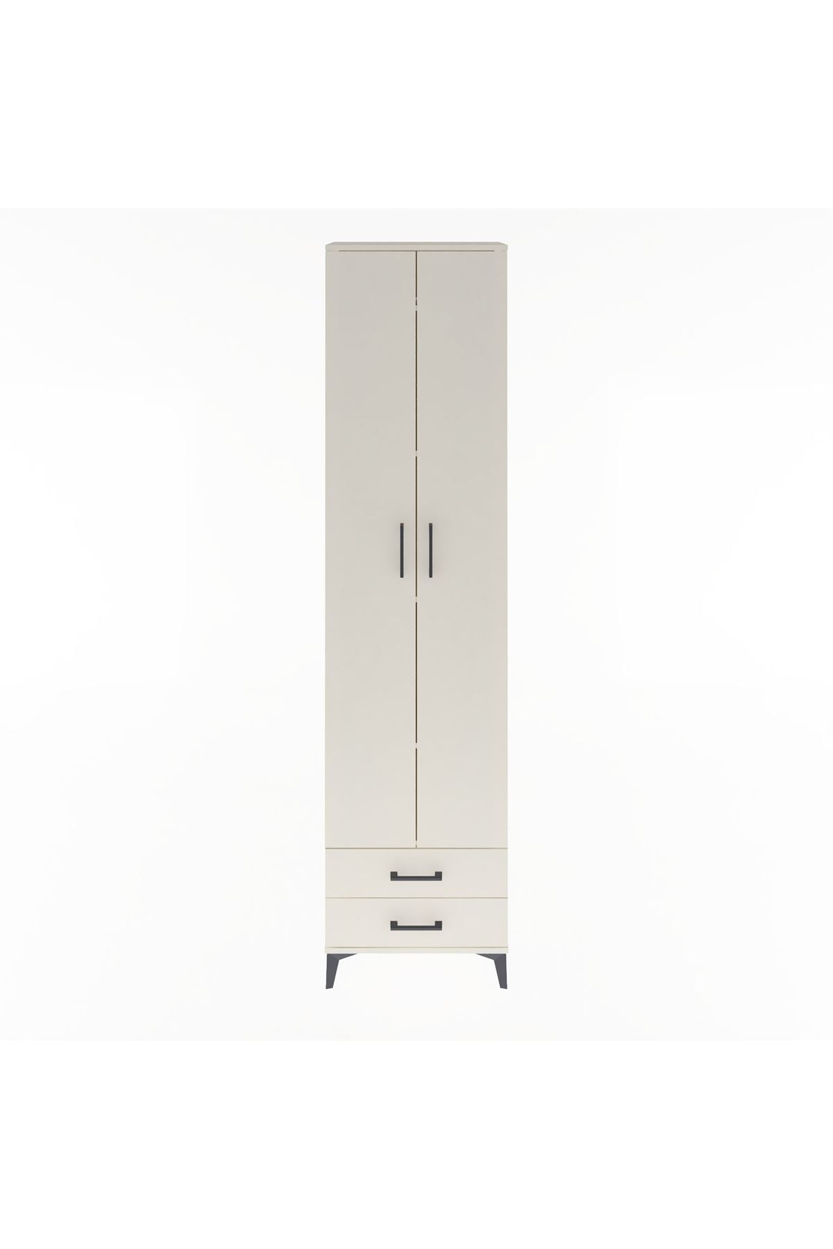 Arges Dolap 5 Raflı 2 Çekmeceli 2 Kapaklı 60x30x243 - S32M079V1A