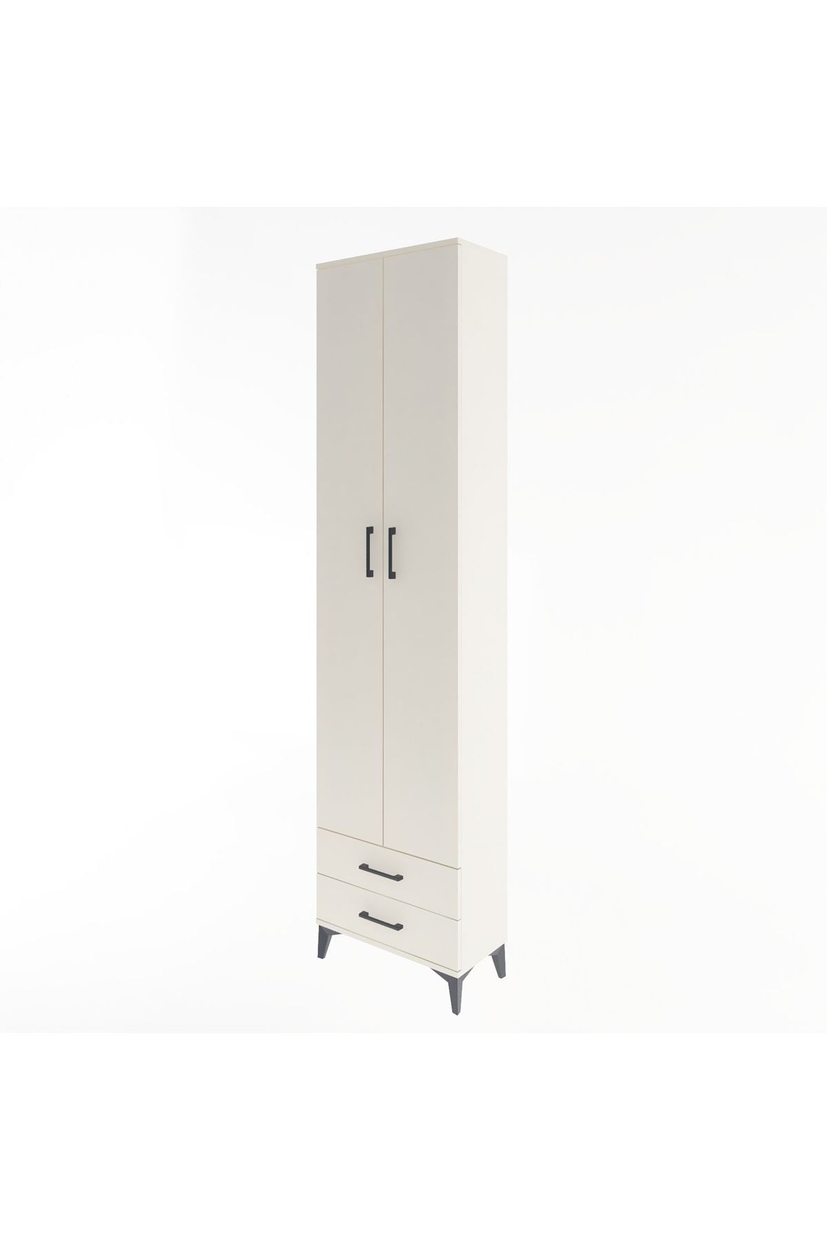 Arges Dolap 5 Raflı 2 Çekmeceli 2 Kapaklı 60x30x243 - S32M079V1A