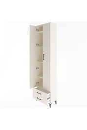 Arges Dolap 5 Raflı 2 Çekmeceli 2 Kapaklı 60x30x243 - S32M079V1A