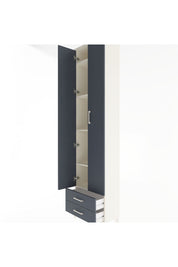 Arges Dolap 5 Raflı 2 Çekmeceli 2 Kapaklı 60x30x243 - S32M079V2A