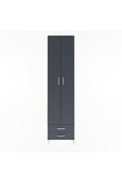 Arges Dolap 5 Raflı 2 Çekmeceli 2 Kapaklı 60x30x243 - S32M079V5A