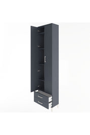 Arges Dolap 5 Raflı 2 Çekmeceli 2 Kapaklı 60x30x243 - S32M079V5A