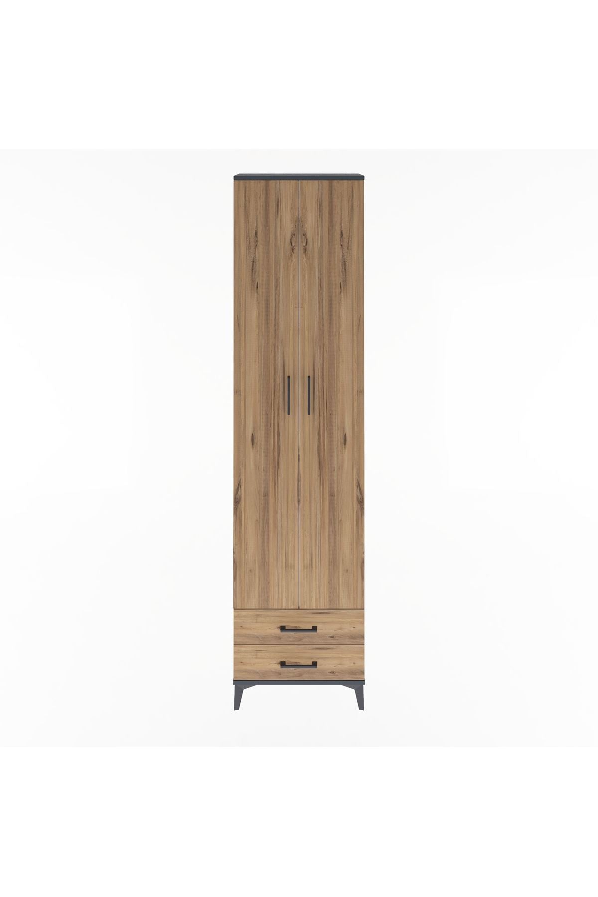Arges Dolap 5 Raflı 2 Çekmeceli 2 Kapaklı 60x30x243 - S32M079V6A