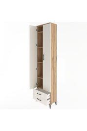 Arges Dolap 5 Raflı 2 Çekmeceli 2 Kapaklı 60x30x243 - S32M079V7A