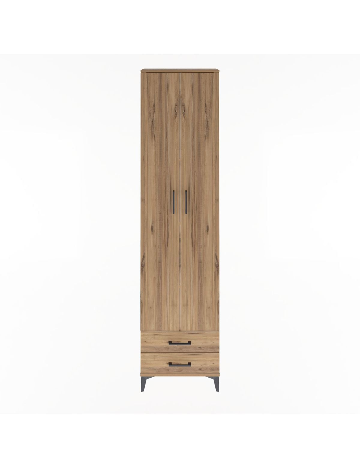 Arges Dolap 5 Raflı 2 Çekmeceli 2 Kapaklı 60x30x243 - S32M079V9A