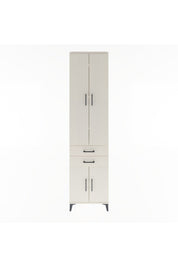 Arges Dolap 5 Raflı 2 Çekmeceli 4 Kapaklı 60x30x243 - S32M080V1A