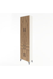 Arges Dolap 5 Raflı 2 Çekmeceli 4 Kapaklı 60x30x243 - S32M080V3A
