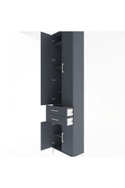 Arges Dolap 5 Raflı 2 Çekmeceli 4 Kapaklı 60x30x243 - S32M080V5A