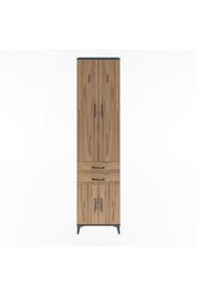 Arges Dolap 5 Raflı 2 Çekmeceli 4 Kapaklı 60x30x243 - S32M080V6A