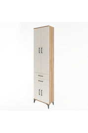 Arges Dolap 5 Raflı 2 Çekmeceli 4 Kapaklı 60x30x243 - S32M080V7A