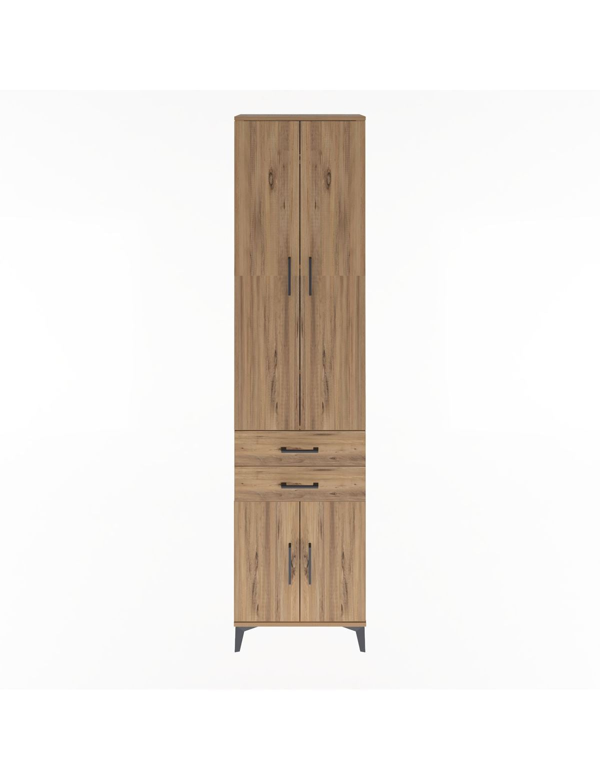 Arges Dolap 5 Raflı 2 Çekmeceli 4 Kapaklı 60x30x243 - S32M080V9A