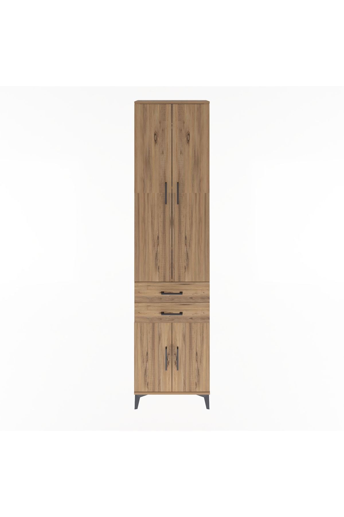 Arges Dolap 5 Raflı 2 Çekmeceli 4 Kapaklı 60x30x243 - S32M080V9A