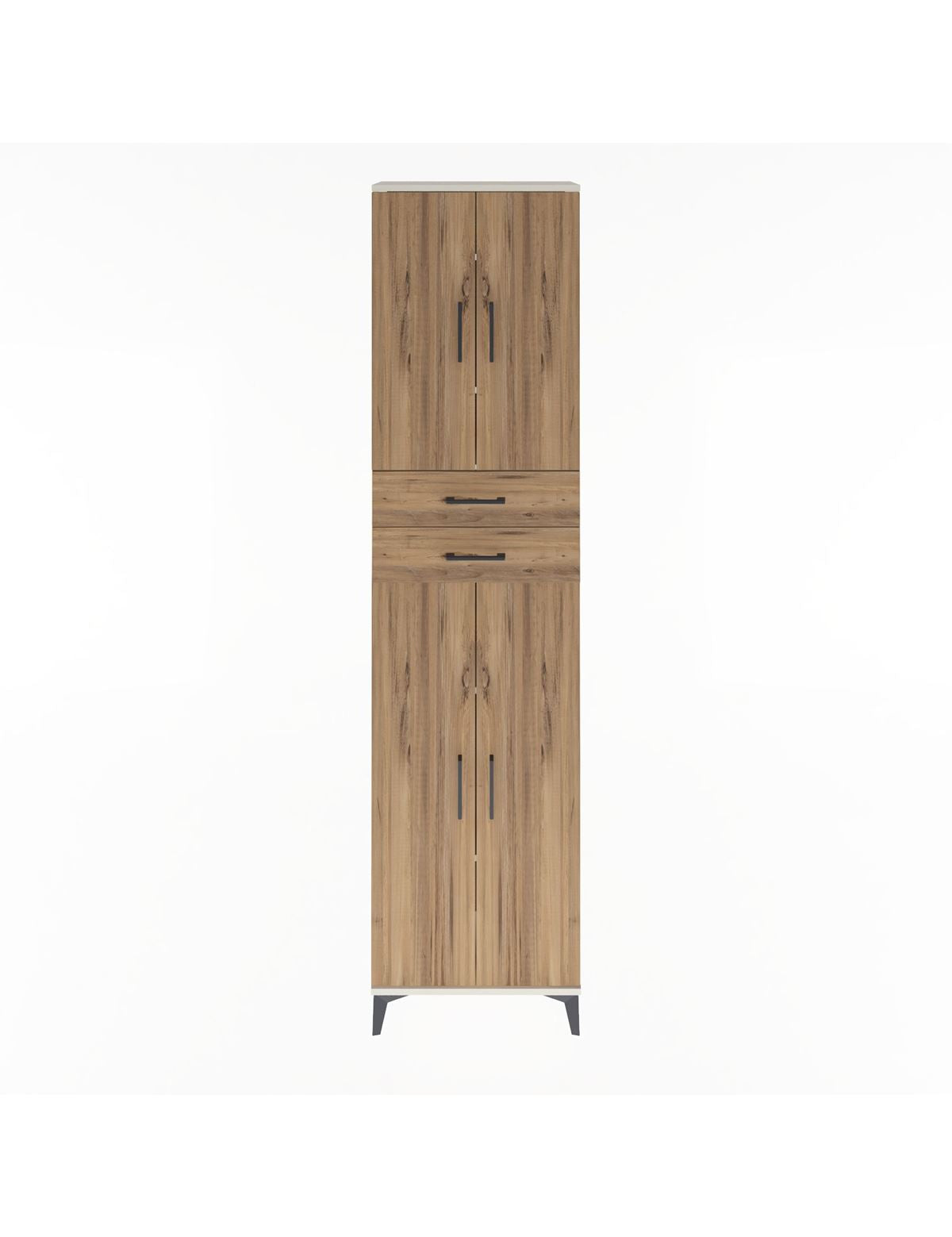 Arges Dolap 5 Raflı 2 Çekmeceli 4 Kapaklı 60x30x243 - S32M081V3A