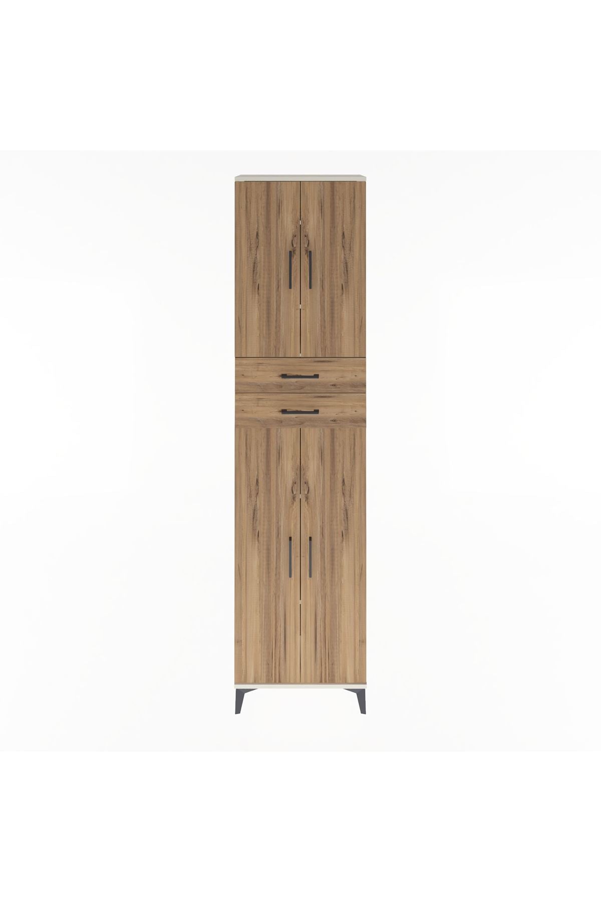 Arges Dolap 5 Raflı 2 Çekmeceli 4 Kapaklı 60x30x243 - S32M081V3A