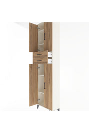 Arges Dolap 5 Raflı 2 Çekmeceli 4 Kapaklı 60x30x243 - S32M081V3A