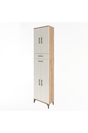 Arges Dolap 5 Raflı 2 Çekmeceli 4 Kapaklı 60x30x243 - S32M081V7A