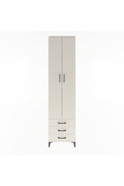 Arges Dolap 5 Raflı 3 Çekmeceli 2 Kapaklı 60x30x243 - S32M082V1A