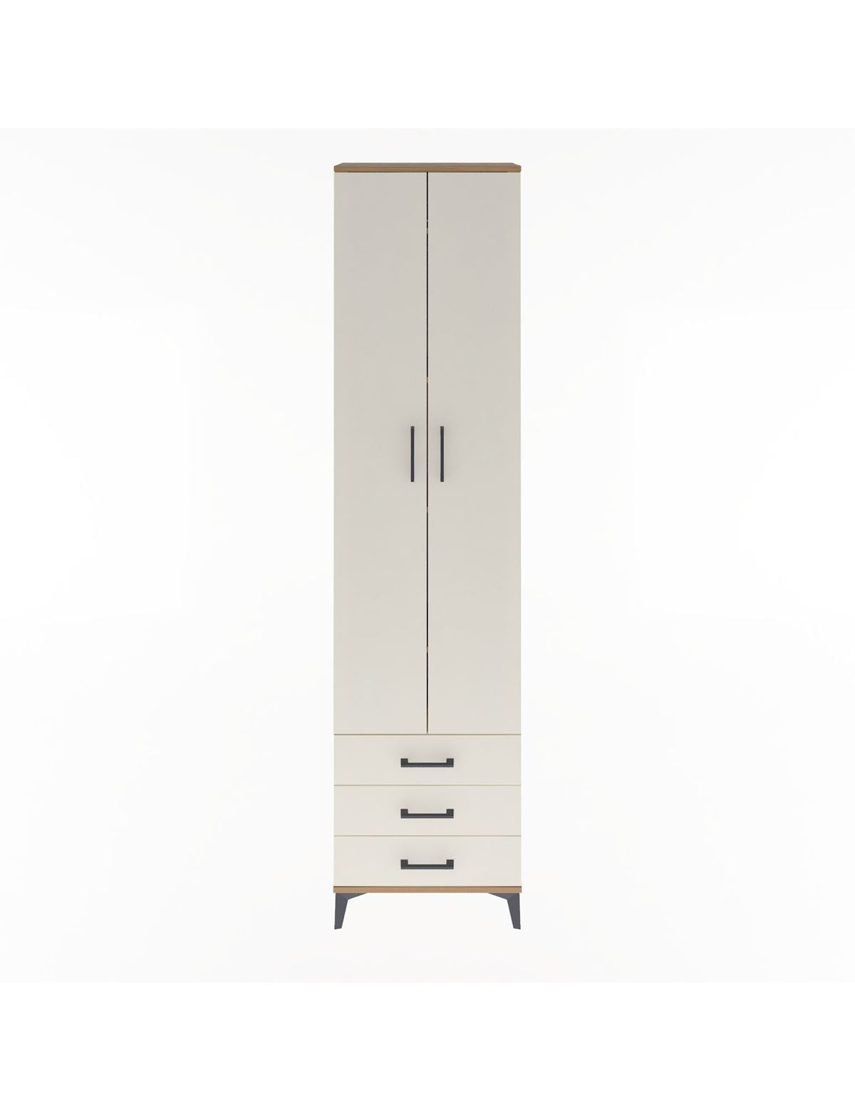 Arges Dolap 5 Raflı 3 Çekmeceli 2 Kapaklı 60x30x243 - S32M082V7A