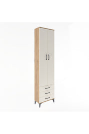 Arges Dolap 5 Raflı 3 Çekmeceli 2 Kapaklı 60x30x243 - S32M082V7A