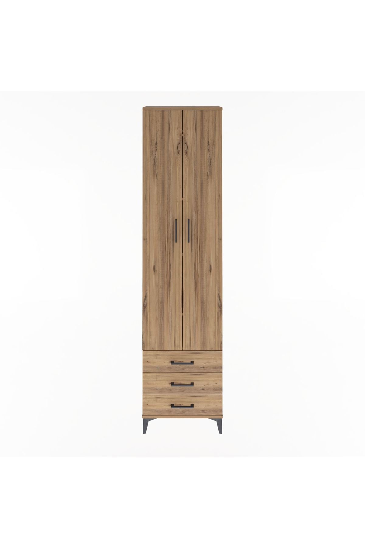 Arges Dolap 5 Raflı 3 Çekmeceli 2 Kapaklı 60x30x243 - S32M082V9A
