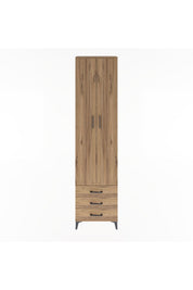 Arges Dolap 5 Raflı 3 Çekmeceli 2 Kapaklı 60x30x243 - S32M082V9A