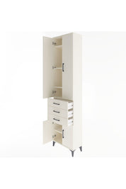 Arges Dolap 5 Raflı 3 Çekmeceli 4 Kapaklı 60x30x243 - S32M083V1A