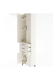 Arges Dolap 5 Raflı 3 Çekmeceli 4 Kapaklı 60x30x243 - S32M083V1A