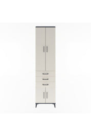 Arges Dolap 5 Raflı 3 Çekmeceli 4 Kapaklı 60x30x243 - S32M083V4A