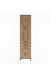 Arges Dolap 5 Raflı 3 Çekmeceli 4 Kapaklı 60x30x243 - S32M083V6A