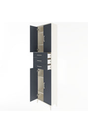Arges Dolap 5 Raflı 3 Çekmeceli 4 Kapaklı 60x30x243 - S32M084V2A