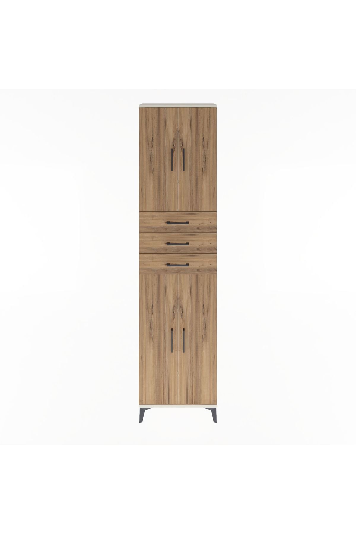 Arges Dolap 5 Raflı 3 Çekmeceli 4 Kapaklı 60x30x243 - S32M084V3A