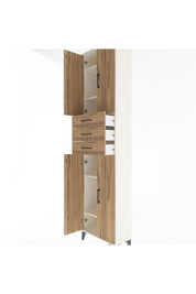 Arges Dolap 5 Raflı 3 Çekmeceli 4 Kapaklı 60x30x243 - S32M084V3A