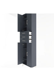 Arges Dolap 5 Raflı 3 Çekmeceli 4 Kapaklı 60x30x243 - S32M084V5A