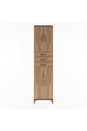 Arges Dolap 5 Raflı 3 Çekmeceli 4 Kapaklı 60x30x243 - S32M084V6A