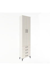Arges Dolap 4 Raflı 4 Çekmeceli 2 Kapaklı 60x30x243 - S32M085V1A